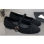 Chanel CC Logo Denim Mary Janes Black 2023