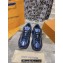 Louis Vuitton LV Discovery Lace Ups Men's Sneakers Blue 2023