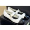 Chanel Patent Calfskin Mary Janes G45280 White/Black 2023