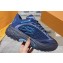 Louis Vuitton LV Discovery Lace Ups Men's Sneakers Blue 2023