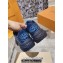 Louis Vuitton LV Discovery Lace Ups Men's Sneakers Blue 2023