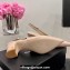 Chanel Patent Calfskin Slingbacks G45251 Beige 2023