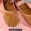 Miu Miu Corduroy ballerinas with bow 5F794D Brown 2023