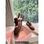 Miu Miu x Church's Leather Shanghai Monk Shoes Brown 2024
