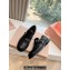 Miu Miu x Church's Leather Shanghai Monk Shoes Black 2023