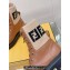 Fendi Domino leather biker boots with laces Brown 2023