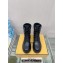 Fendi Domino leather biker boots with laces Black 2023