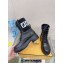 Fendi Domino leather biker boots with laces Black 2023