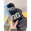 Fendi Domino leather biker boots with laces Black 2023