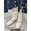 Jimmy Choo Heel 3cm Sock Knit Ankle Boots in White 2023