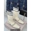 Jimmy Choo Heel 3cm Sock Knit Ankle Boots in White 2023