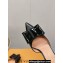 Louis Vuitton Heel 7.5cm Blossom Slingback Pumps with Bow Lambskin Black 2023