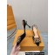 Louis Vuitton Heel 7.5cm Blossom Slingback Pumps with Bow Suede Black/Hairy 2023