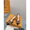 Louis Vuitton Heel 7.5cm Blossom Slingback Pumps with Bow Suede Black/Hairy 2023