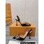 Louis Vuitton Heel 9.5cm Blossom Slingback Pumps with Bow Suede Black/Hairy 2023