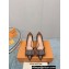 Louis Vuitton Heel 7.5cm Blossom Pumps with Bow Monogram Canvas 2023