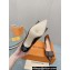 Louis Vuitton Heel 7.5cm Blossom Pumps with Bow Monogram Canvas 2023