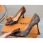 Louis Vuitton Heel 9.5cm Blossom Pumps with Bow Monogram Canvas 2023