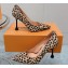 Louis Vuitton Heel 9.5cm Blossom Pumps in Hairy calf leather 2023