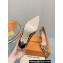 Louis Vuitton Heel 9.5cm Blossom Pumps in Hairy calf leather 2023