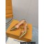 Louis Vuitton Heel 7.5cm Blossom Slingback Pumps Patent Gold 2023