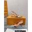 Louis Vuitton Heel 7.5cm Blossom Slingback Pumps Patent Silver 2023