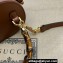 Gucci Mini bamboo shoulder bag 760200 leather Brown 2023