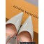 Louis Vuitton Heel 9.5cm Blossom Slingback Pumps Patent Creamy 2023