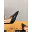 Louis Vuitton Heel 9.5cm Blossom Slingback Pumps Patent Black 2023