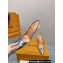 Louis Vuitton Heel 9.5cm Blossom Slingback Pumps Patent Silver 2023