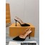 Louis Vuitton Heel 9.5cm Blossom Slingback Pumps Suede Black 2023