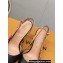 Louis Vuitton Heel 7.5cm Blossom Slingback Pumps Lambskin Black 2023