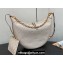 Louis Vuitton Monogram Empreinte Leather Loop Hobo Bag M46739 Cream 2023