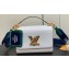 Louis Vuitton Calfskin Twist MM Bag M23514 White 2023