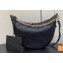 Louis Vuitton Monogram Empreinte Leather Loop Hobo Bag M46725 Black 2023