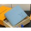 Louis Vuitton Cowhide leather Multiple Wallet M82808 Cloud Blue 2023