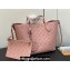 Louis Vuitton Mahina perforated calfskin leather Blossom MM Bag M21851 Rose Jasmin 2023