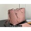 Louis Vuitton Mahina perforated calfskin leather Blossom MM Bag M21851 Rose Jasmin 2023