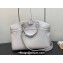 Louis Vuitton Taurillon leather Lock It MM Bag M23061 Crème Beige 2023