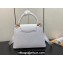 Louis Vuitton Taurillon leather Capucines BB Flower Crown Bag M23331 Crème Nacre 2023