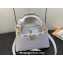 Louis Vuitton Taurillon leather Capucines BB Flower Crown Bag M23331 Crème Nacre 2023
