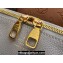 Louis Vuitton Mahina perforated calfskin leather Bella Tote Bag M23395 Flight Mode Gray 2023