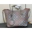 Louis Vuitton Mahina perforated calfskin leather Blossom MM Bag M23387 Flight Mode Gray 2023