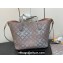 Louis Vuitton Mahina perforated calfskin leather Blossom MM Bag M23387 Flight Mode Gray 2023