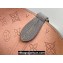 Louis Vuitton Mahina perforated calfskin leather Blossom MM Bag M23387 Flight Mode Gray 2023