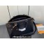 Louis Vuitton Taurillon leather Lock It MM Bag M22914 Black 2023