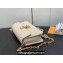 Louis Vuitton Monogram Empreinte leather Wallet On Chain Métis Bag M82836 Cream 2023