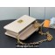 Louis Vuitton Monogram Empreinte leather Wallet On Chain Métis Bag M82836 Cream 2023