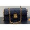 Louis Vuitton Monogram Empreinte leather Wallet On Chain Métis Bag M82637 Black 2023