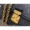 Louis Vuitton Monogram Empreinte leather Wallet On Chain Métis Bag M82637 Black 2023